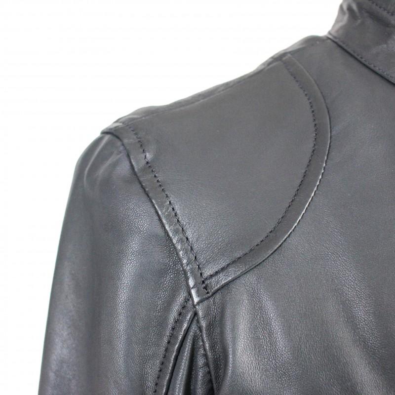 zerimar shoes Chaqueta de piel con cremallera GERMAN Precio ultrabajo