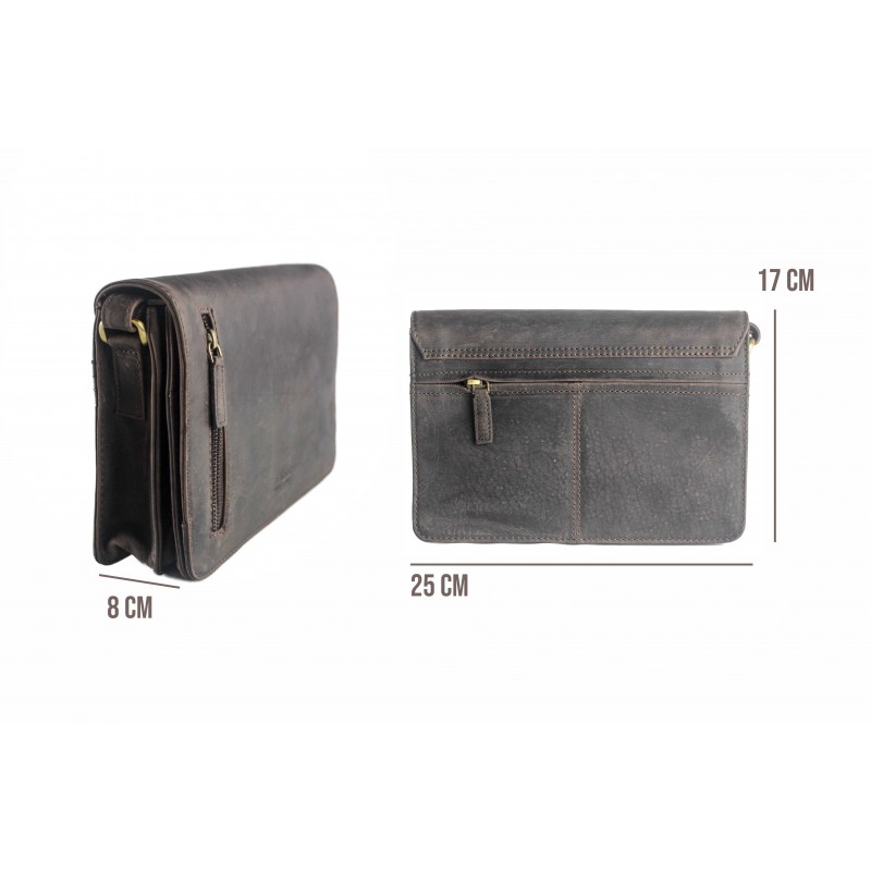 zerimar shoes Bolso solapa de piel 17x25x8 cm ANOTHER Outlet online