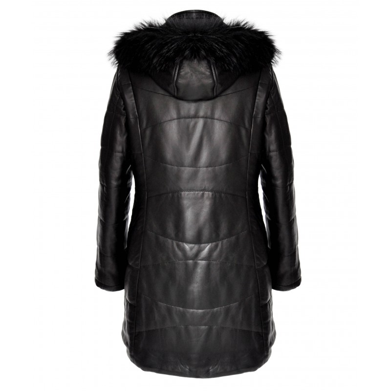 zerimar shoes Parka con capucha de zorro modelo PEPPER En oferta