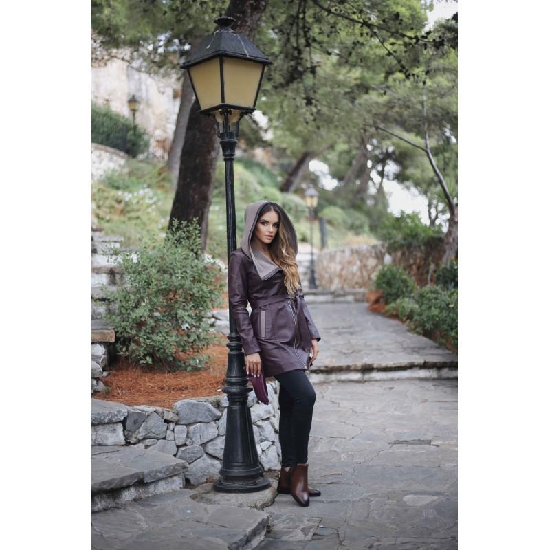 zerimar shoes Botines de piel con elástico y tachuelas Ventas relámpago