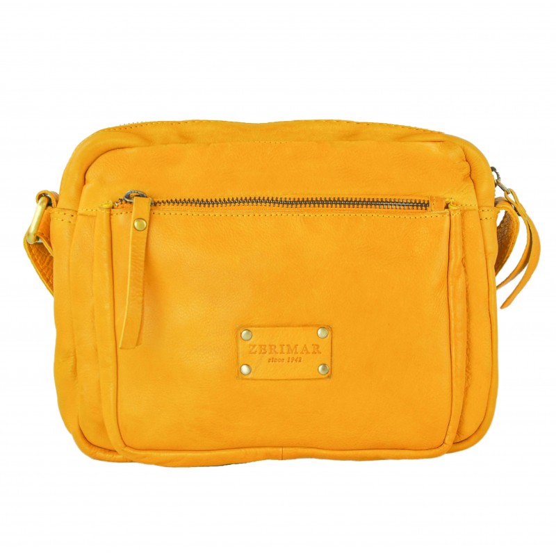 zerimar shoes Bolso de piel con multicremallera JAYCE 30x24x8 cm Liquidación