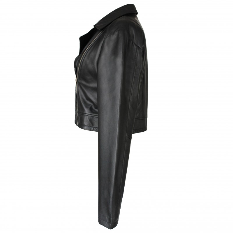 zerimar shoes Chaqueta corta heavy de piel modelo KNIVEY Rebajas top