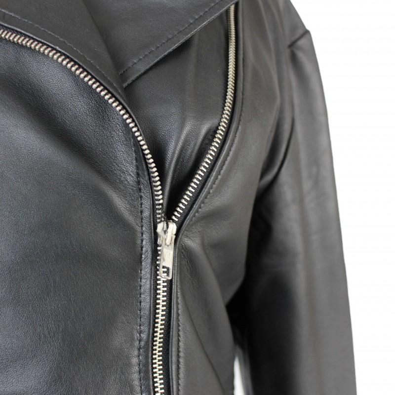 zerimar shoes Chaqueta corta heavy de piel modelo KNIVEY Rebajas top