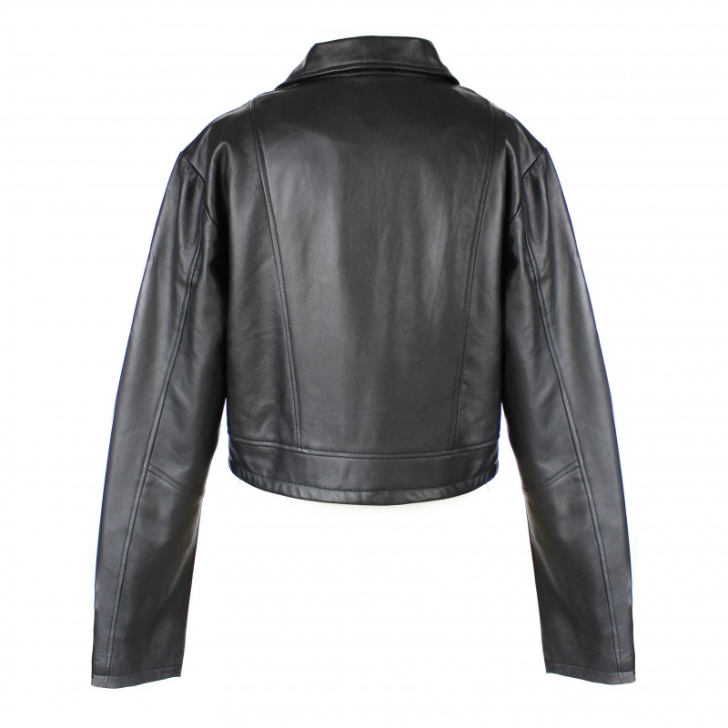 zerimar shoes Chaqueta corta heavy de piel modelo KNIVEY Rebajas top