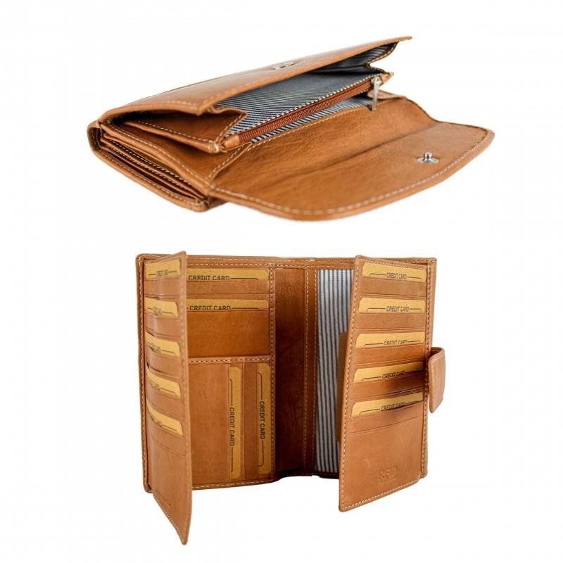 zerimar shoes Cartera de piel multiespacio puntitos 17x12 cm Envío gratis