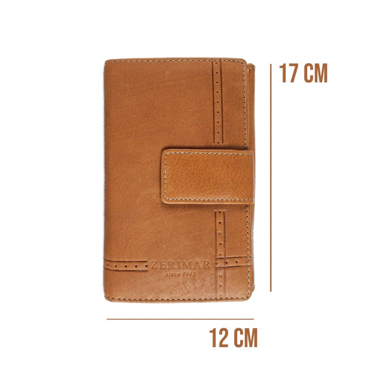 zerimar shoes Cartera de piel multiespacio puntitos 17x12 cm Envío gratis