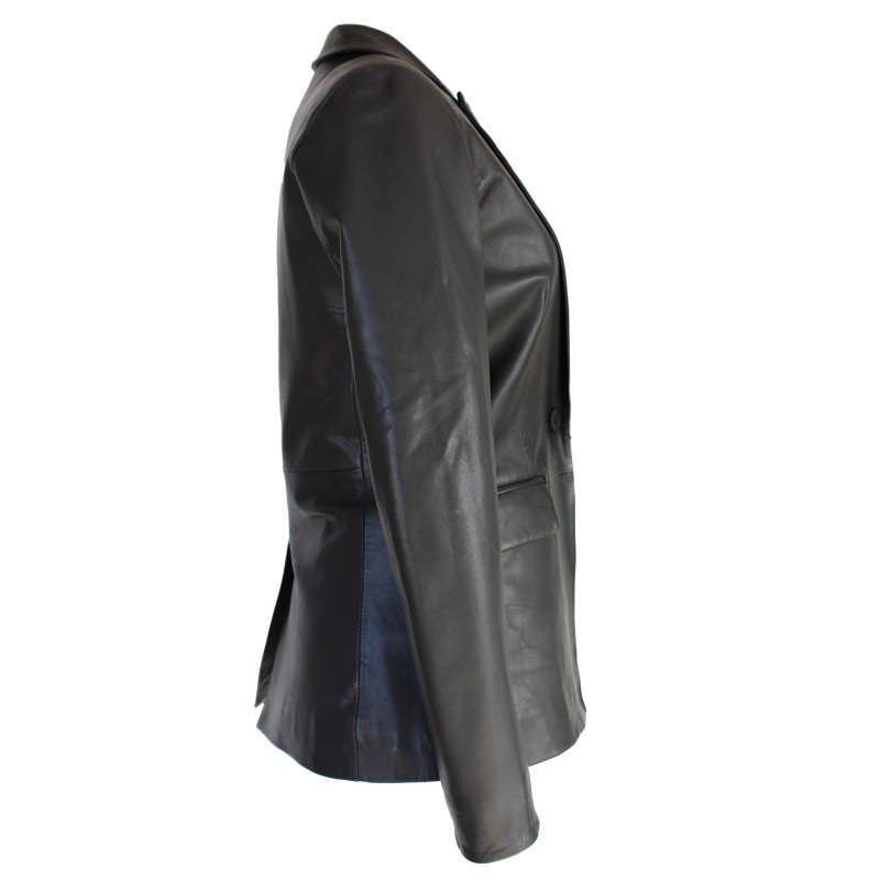 zerimar shoes Blazer de piel para mujer modelo VITTO ÚLTIMAS EDICIONES