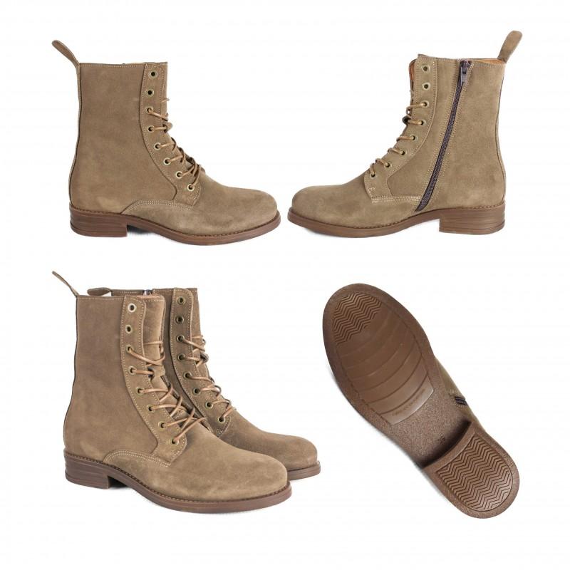 zerimar shoes Botas estilo militar con cremallera modelo DIER Superdescuento