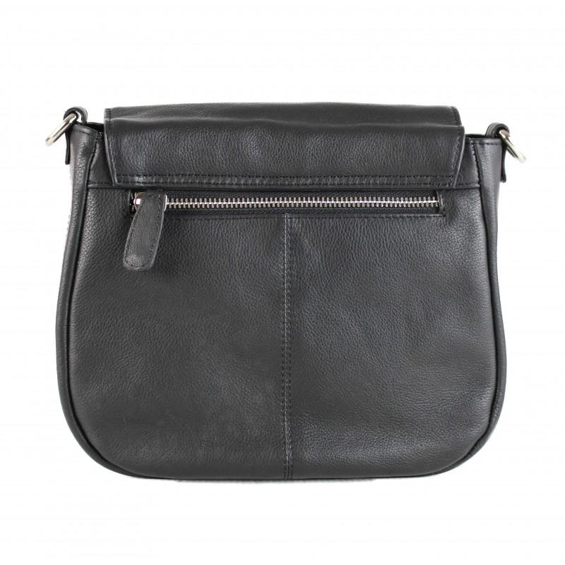 zerimar shoes Bolso bandolera de piel detalle cadena 24x5x21 cm Envío internacional gratuito