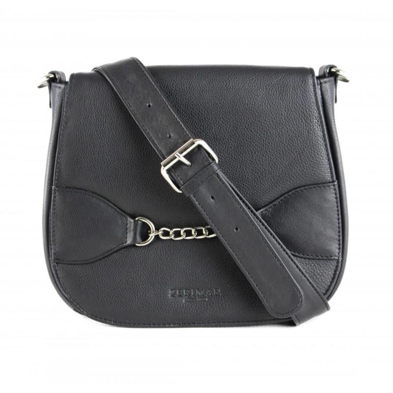 zerimar shoes Bolso bandolera de piel detalle cadena 24x5x21 cm Envío internacional gratuito
