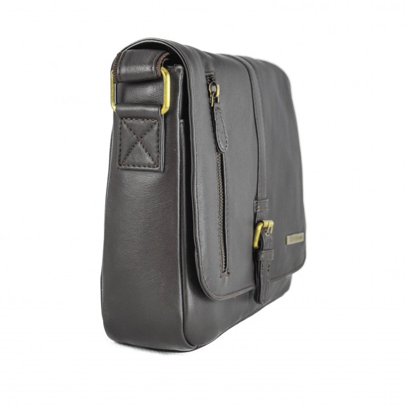 zerimar shoes Maletin de piel pequeño 22x29x7 cm modelo ALFA En oferta