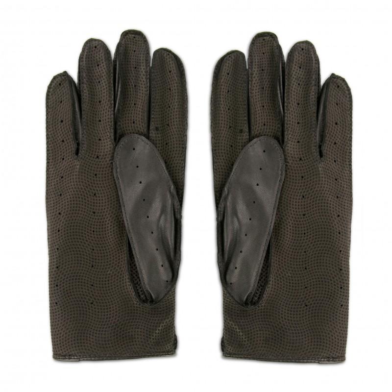 zerimar shoes Guantes para conducir de cuero con cierre de botón En línea