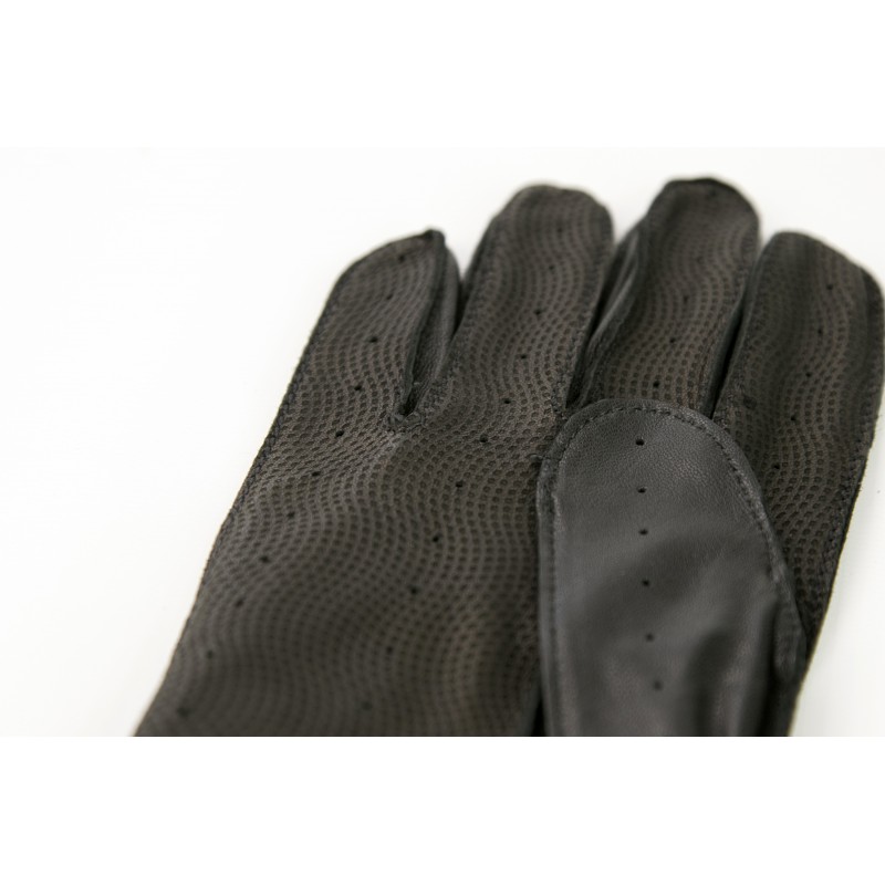 zerimar shoes Guantes para conducir de cuero con cierre de botón En línea
