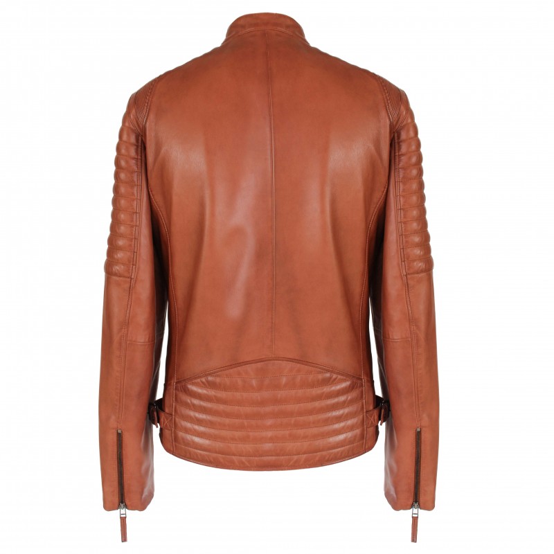 zerimar shoes Chaqueta de piel con acolchado PEAK En oferta