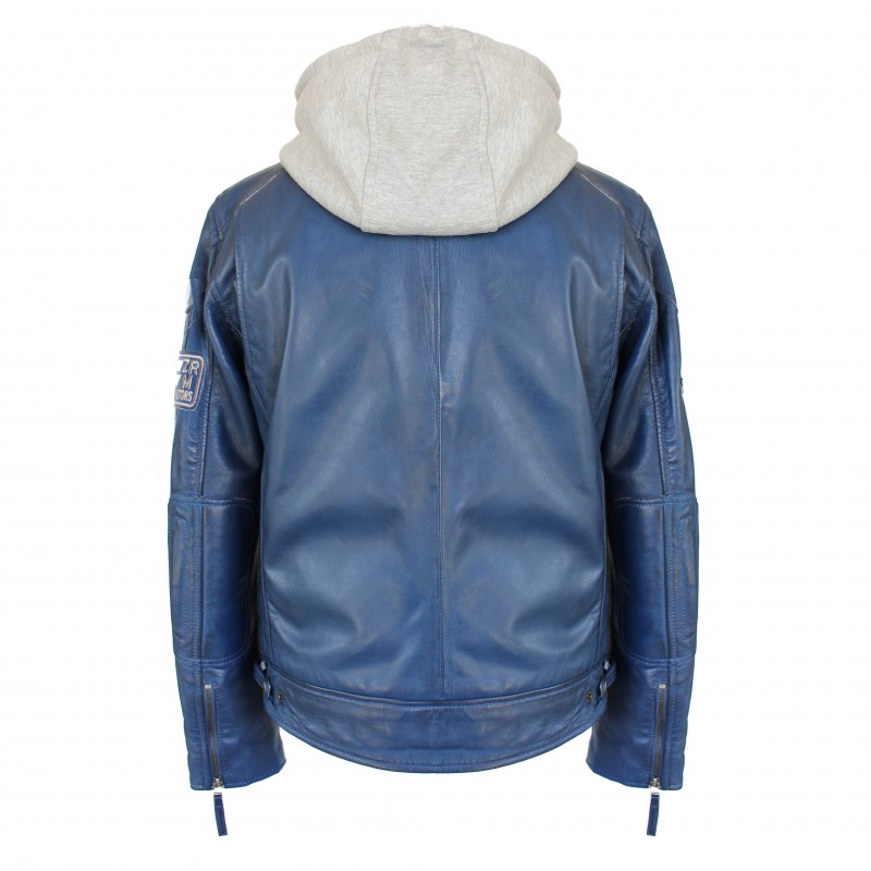 zerimar shoes Chaqueta de piel con parches WOBALL Gran oferta