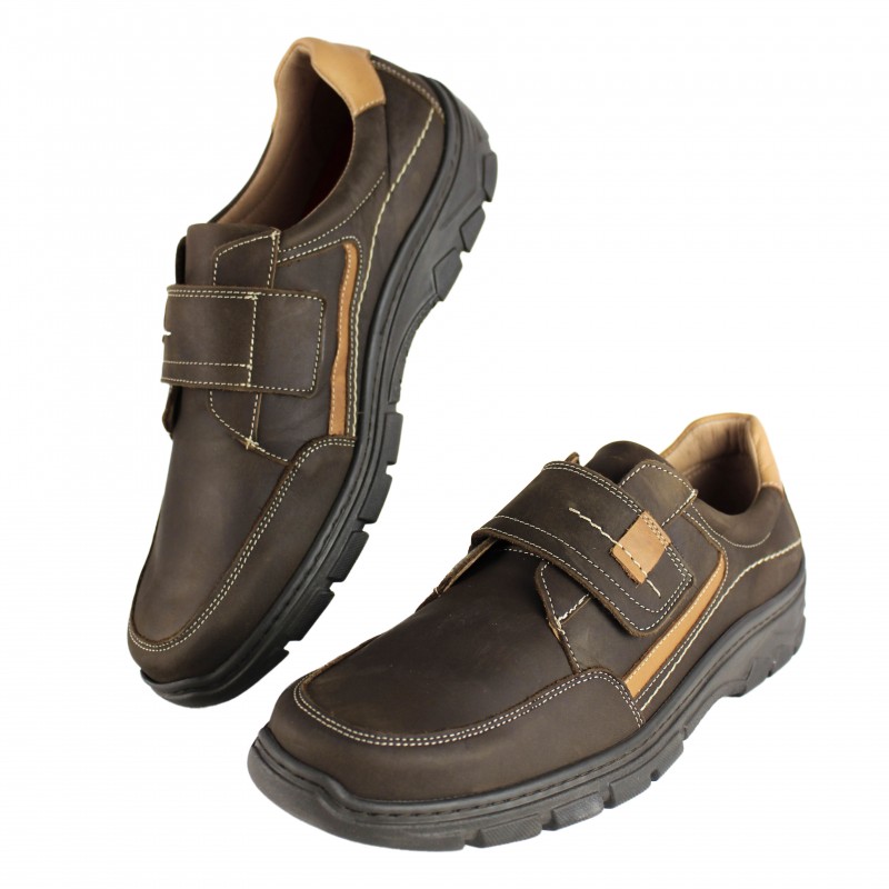 zerimar shoes Zapato de cuero con cierre de velcro modelo BICO Tienda