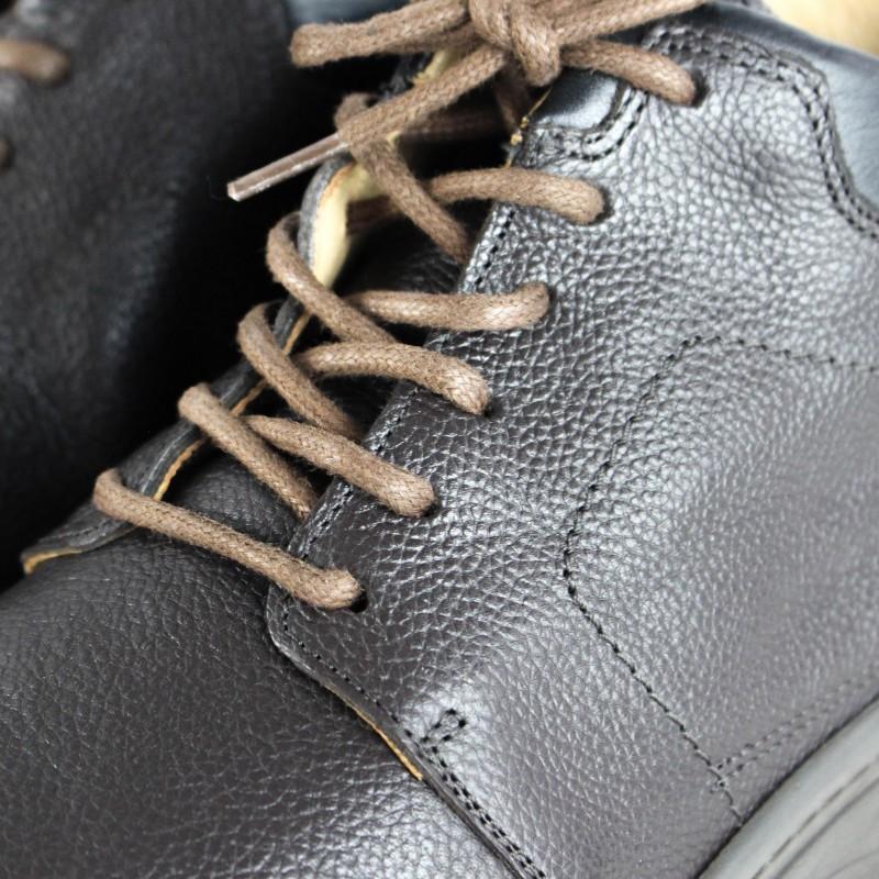 zerimar shoes Botín de cuero con cordones modelo SR Liquidación
