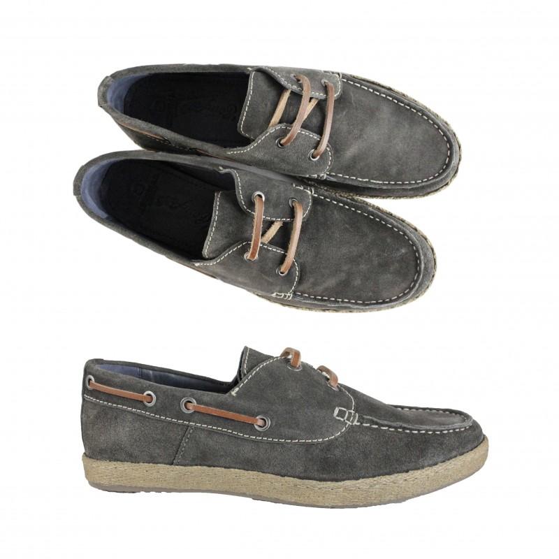 zerimar shoes Zapatos de piel serraje con cordones modelo CALIFORNIA Tienda de fábrica