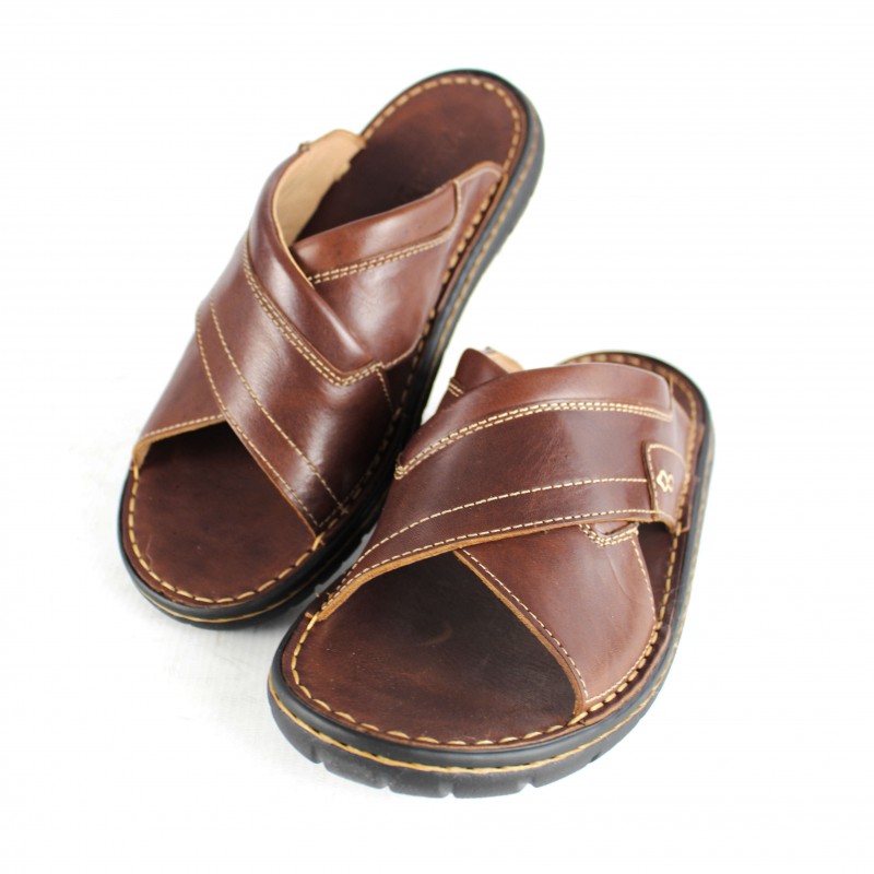 zerimar shoes Sandalia de piel cruzada modelo JAMADA Precios de Black Friday