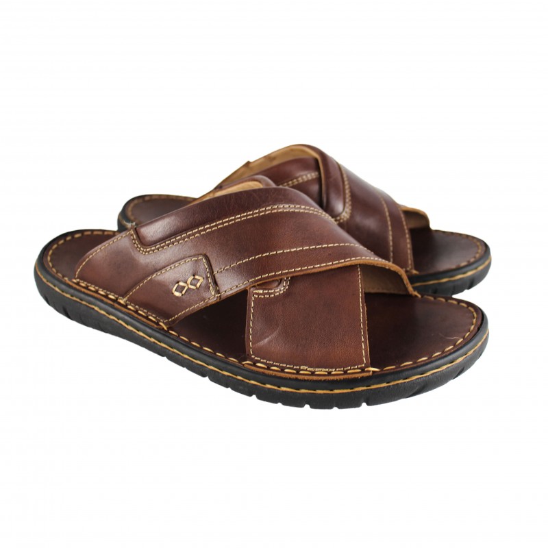 zerimar shoes Sandalia de piel cruzada modelo JAMADA Precios de Black Friday