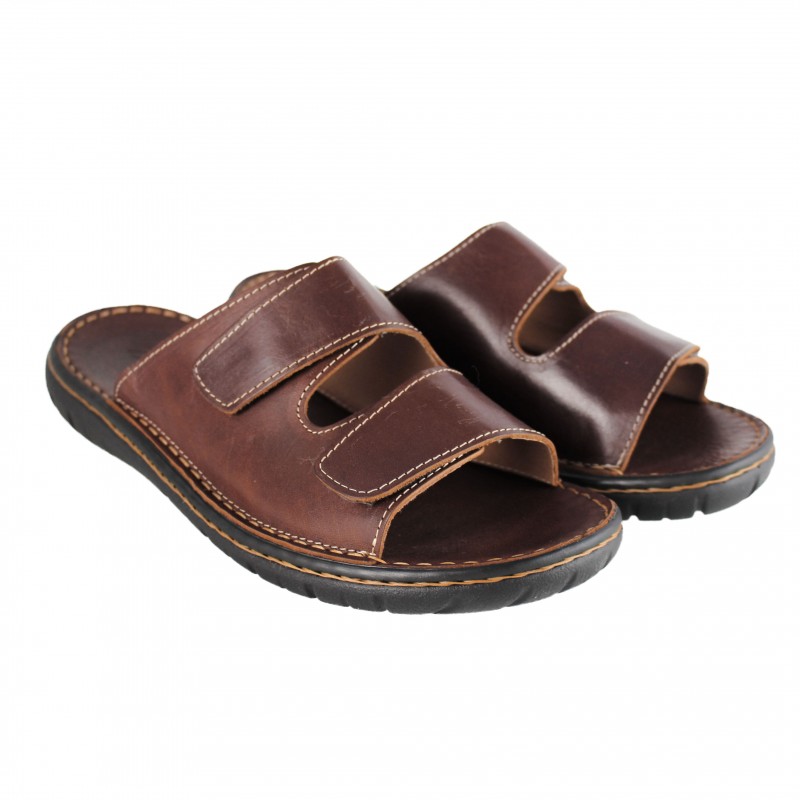zerimar shoes Sandalia de piel ajustable con velcro modelo JOUSKA Libre de impuestos