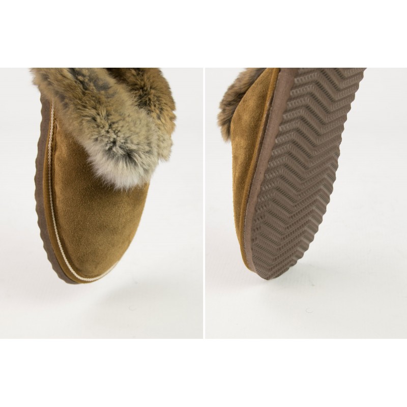 zerimar shoes Zapatillas abiertas de piel Double Face invierno Rebajas de fin de temporada