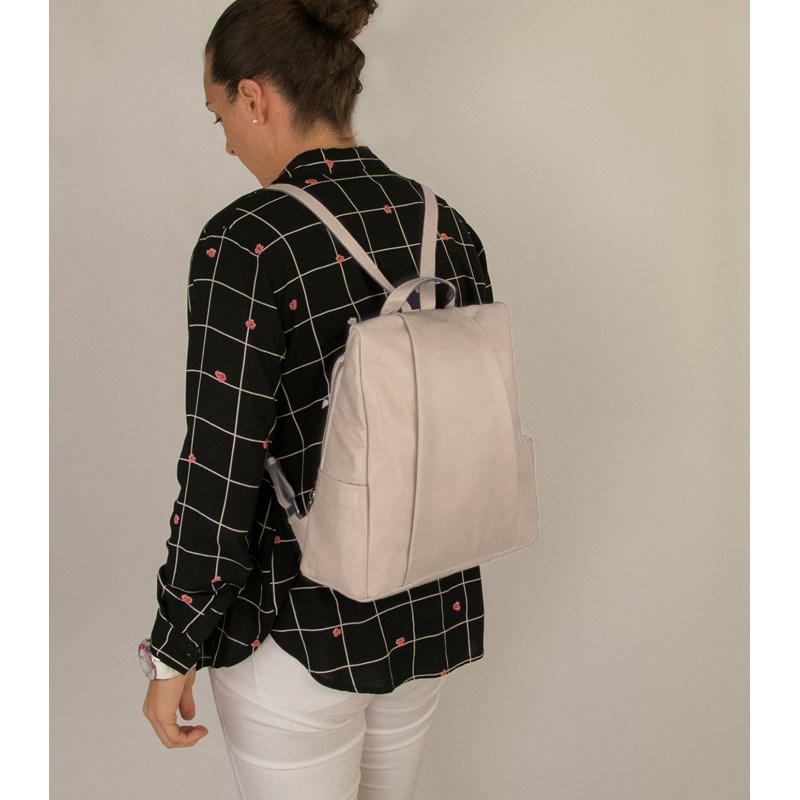 zerimar shoes Mochila de piel natural con cierre trasero antirrobo Precio ultrabajo