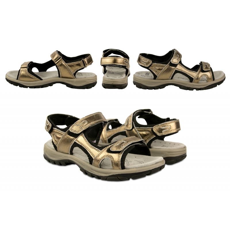 zerimar shoes Sandalias de piel de trekking o senderismo para mujer En línea