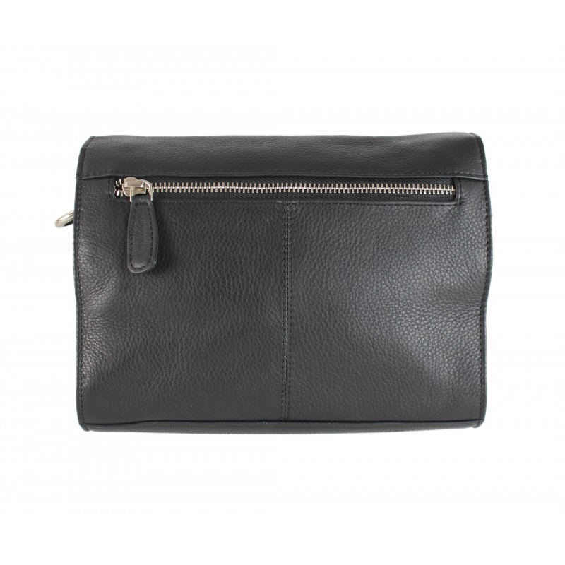 zerimar shoes Bolso bandolera de piel detalle cadena 23x5x17 cm Rebajas baratas