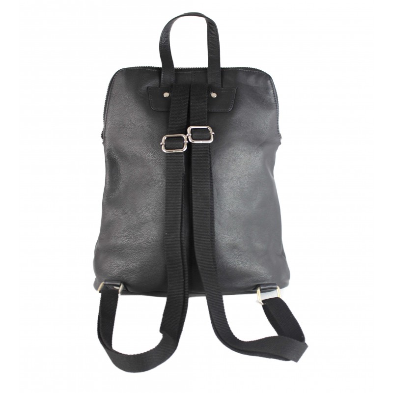 zerimar shoes Mochila de piel cremallera 30x12x35 cm Ventas relámpago
