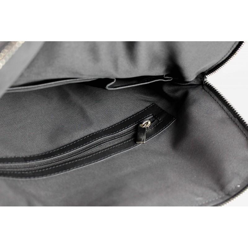 zerimar shoes Mochila de piel cremallera 30x12x35 cm Ventas relámpago