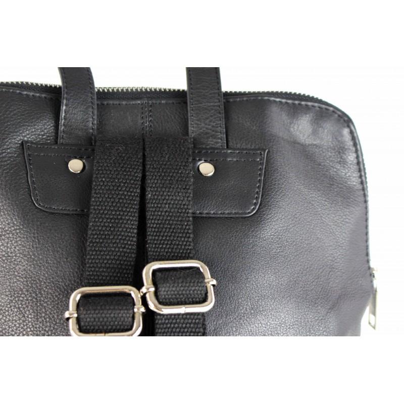 zerimar shoes Mochila de piel cremallera 30x12x35 cm Ventas relámpago