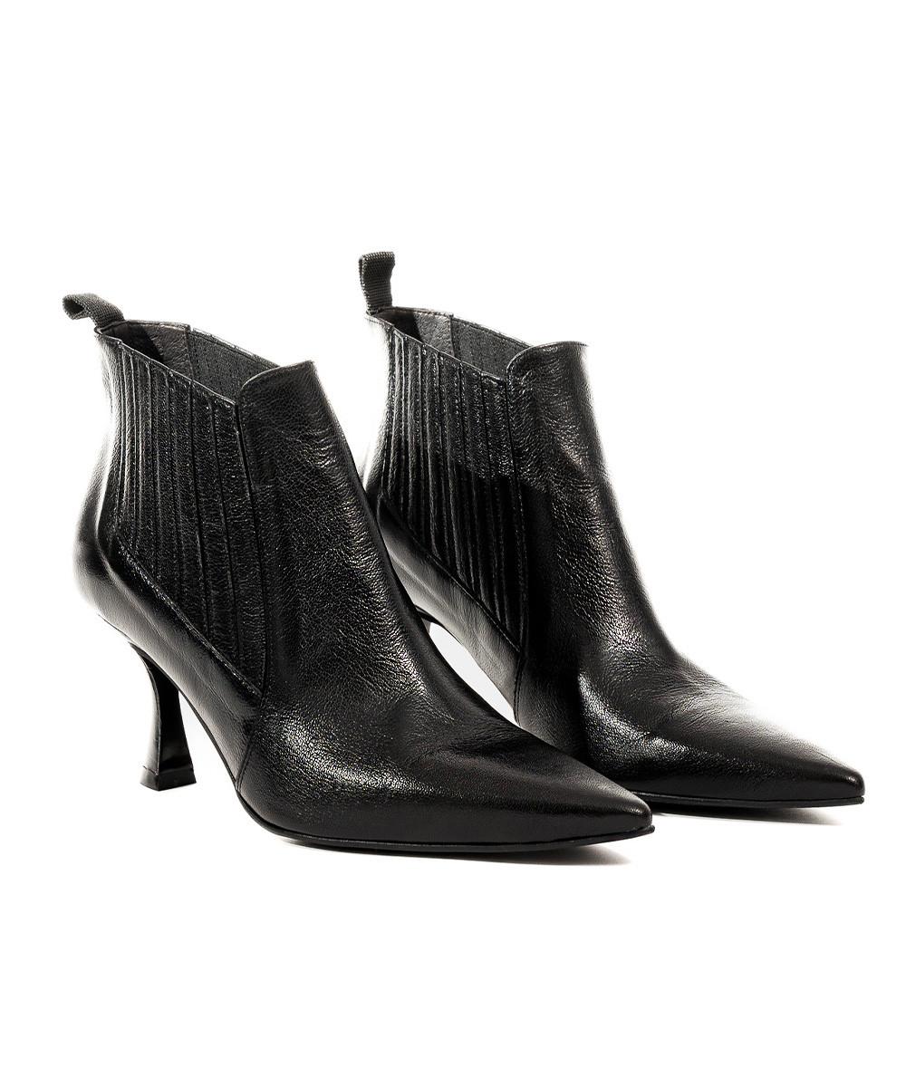 zinda Botin chelsea de piel suave negra En oferta